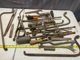 Large assortment of specialty wrenches, wrenches and more