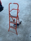 Convertible dolly/ hand truck, also becomes a step stool