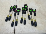 9- 4 inch slotted screwdrivers