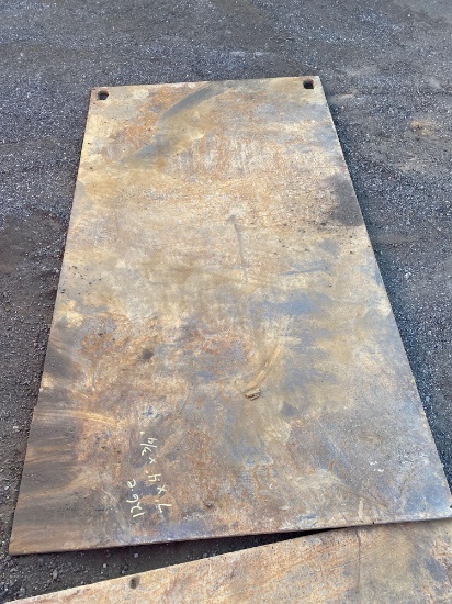Approx 7 x 4 x 3/4in Steel Road Plate