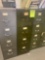(3) 4 drawer metal file cabinets
