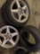 (3) rims and 4 tires. See pics. All R16