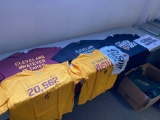 Lot of (5) Cleveland XL game handout T shirts and towels