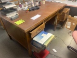 Vintage wooden desk. No contents