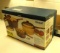 New in Box Vintage VISIONS Amber Corning Ware/Pyrex 6 Piece Cookware Saucepan Set...- NEW IN BOX!