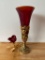 Queen Victoria Rose Vase and The Lover's Rose