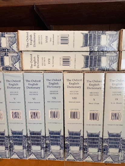 Oxford English Dictionary -Complete Set Still in the Box!