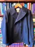 Rare Vintage LL Bean Navy Wool Jacket