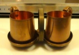 Copper Cups & Carrier