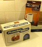 Proctor Silex Food Chopper & Mr. Coffee Mug Warmer - New in Boxes