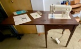 Sears Roebuck & Company Sewing Machine & Table