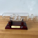 Bounty Crystal Ship in Glass Bottle