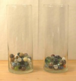 2 Vases & Marbles