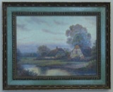 Framed Oil Painting by A. Spencer