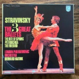 Stravinsky - The 3 Great Ballets Vintage Vinyl Record LP Set