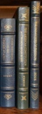 3 Leather Bound Franklin Liberty Library Books on Freedom and the Constitution