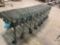 Instaflex 376 accordion conveyor on casters, missing one caster