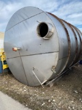 Stainless Steel tank, approx 13 ft tall, (approx 6000 gallon) was previously used for wine making