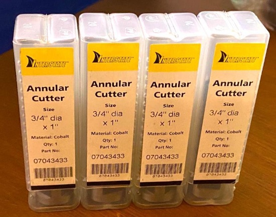 ..." D X 1" Annular Cutter (4) - NEW in Package