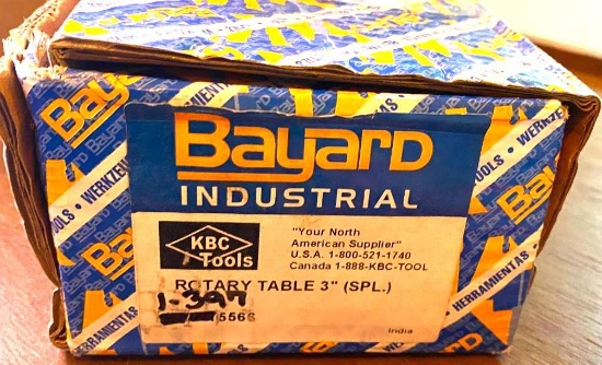 KBC 3" ROTARY TABLE - New in Box