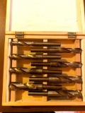 8 Piece Cobalt Steel and Deming Drill Set - New in Box