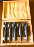 5 Piece Drill Set - New in Wooden Box