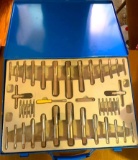 Tap Set in Blue Metal Latching Case