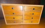 Wooden 8 Drawer Chest with Felt Lining