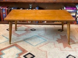 Mid Century Modern Coffee Table with Hairpin Legs