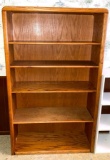 5 Shelf Wooden Bookshelf & 9 Cubby Shelf Unit