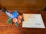 The Lenox Garden Bird Series Figurine - Blue Grosbeak