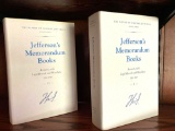 Jefferson's Memorandum Books Vol. 1 & 2 Accounts with Legal Records and Miscellany 1767-1826 - RARE