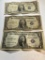 2- 1935 and 1- 1957 $1 Silver Certificates