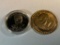 Sterling Jimmy Carter Token and Bezeled Ike Dollar