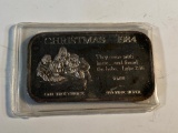 One Troy ounce .999 silver bar