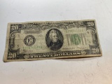 1934 $20.00 Green Seal note