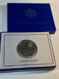 1986 Ellis Island Half Dollar in mint box