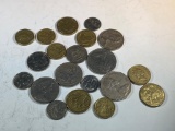 Assorted Australia and New Zealand coinage, modern coins