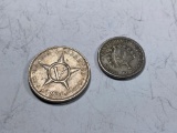 2- Vintage Cuba Coins