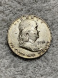 1951D United States Franklin Half Dollar