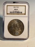 1884O Morgan Silver Dollar graded MS64 by NGC