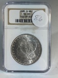 1885O Morgan Silver Dollar graded MS65 by NGC