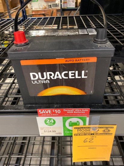 Duracell Ultra 540 CCA Battery