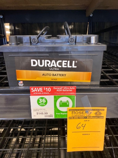 Duracell Ultra 650 CCA Battery