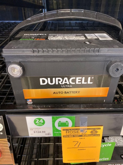 Duracell Ultra 690 CCA Battery