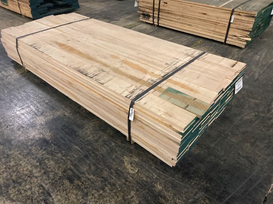 Approx 98 pcs of Soft Maple Lumber, 4/4 thick