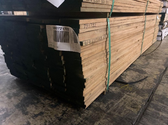 Approx 144 pcs of Oak Lumber, 4/4 thick