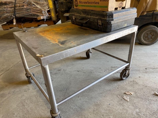 Stainless Rolling Cart