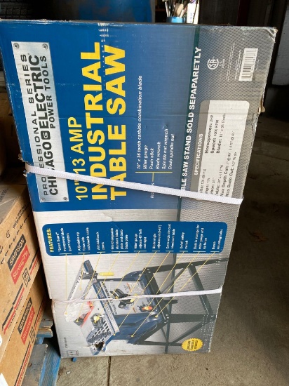 New in box, 10in CE Co Table Saw