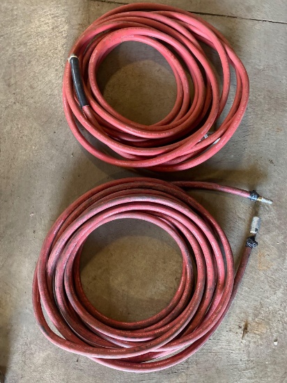 (2) Large Commercial Air Hoses
